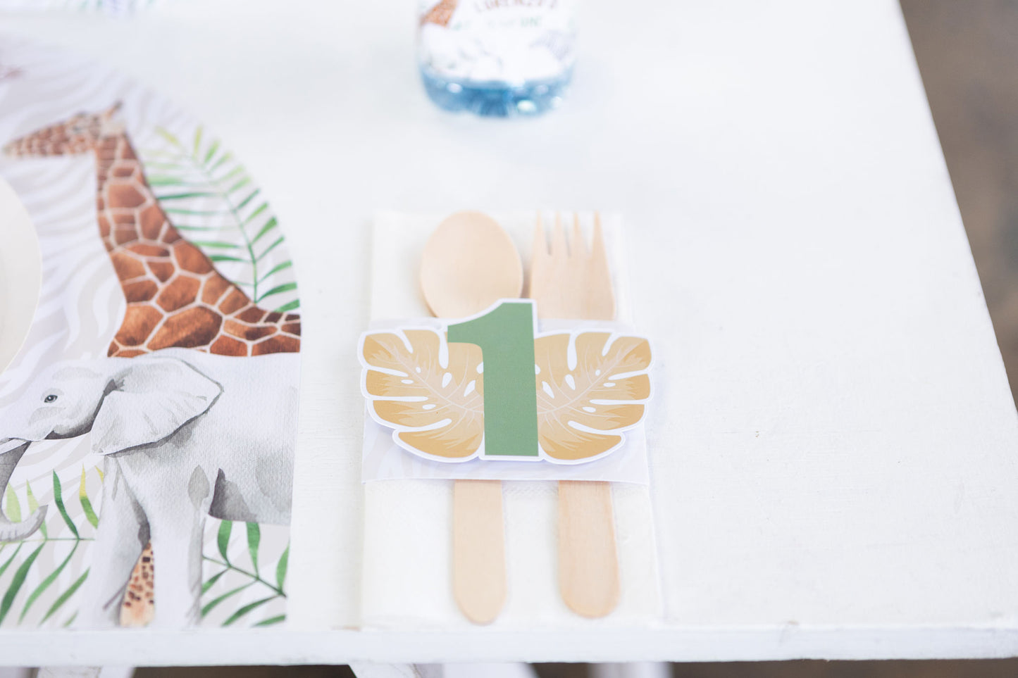 Wild One Theme Napkin Wrap