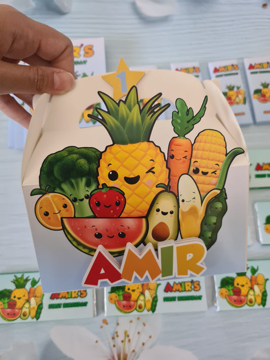 Hey Bear Sensory Theme Dancing Fruits Favour Party Box