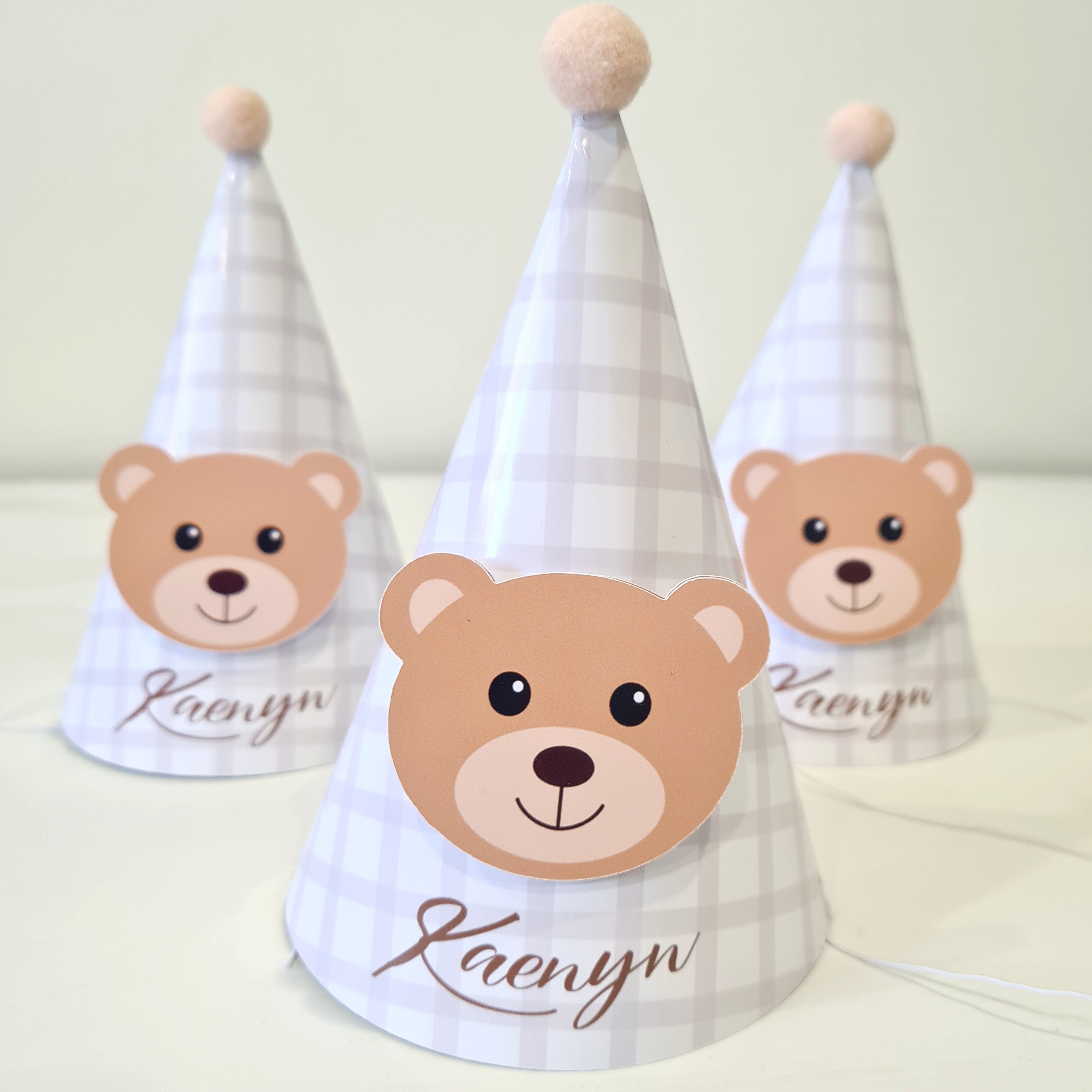 Teddy Bear Picnic Party Hat – Summer Print Party