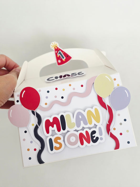 Fun to be One Party Box – Personalised Birthday Party Favours