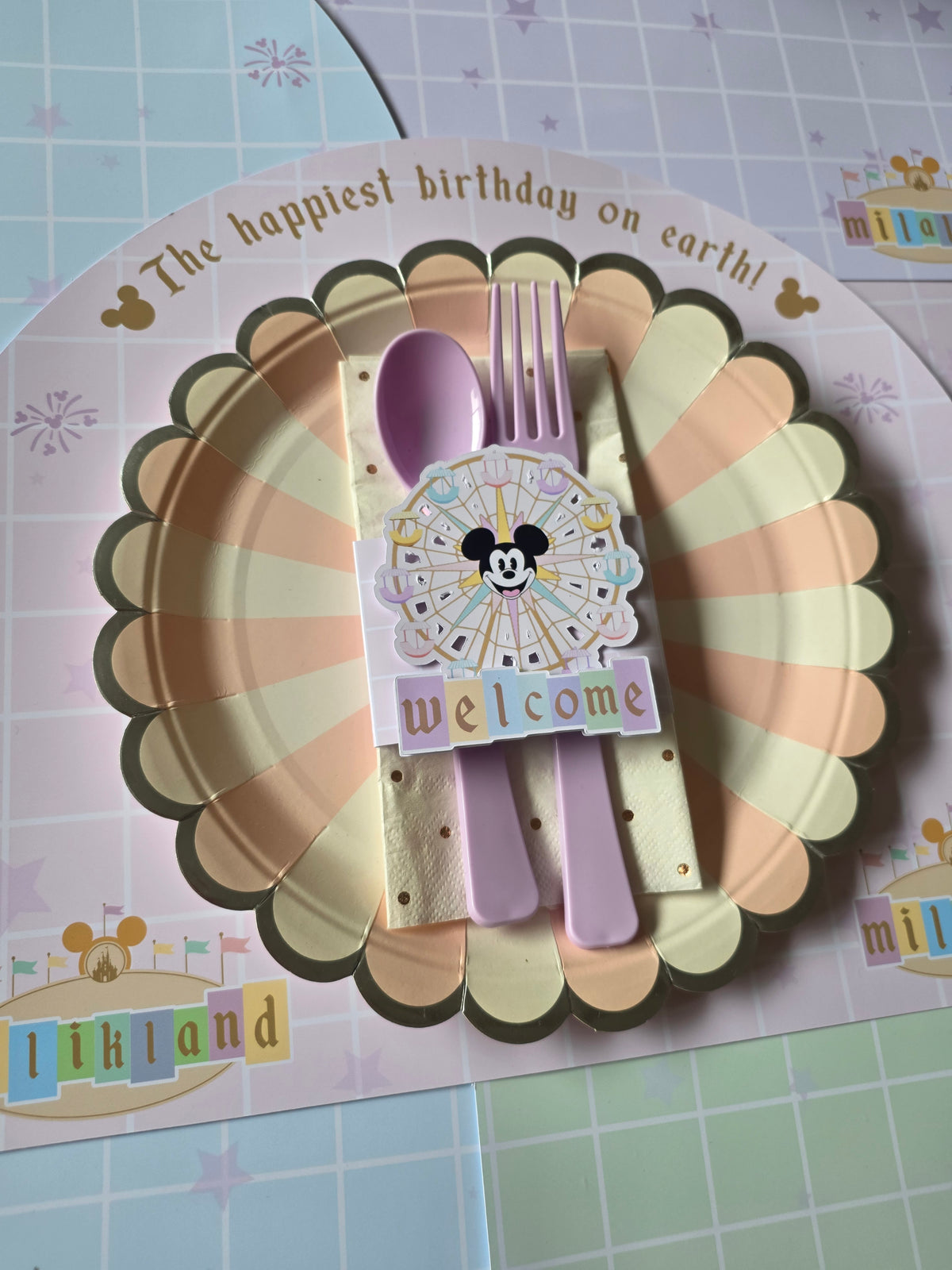 Napkin & Cutlery Wrap - Custom Design