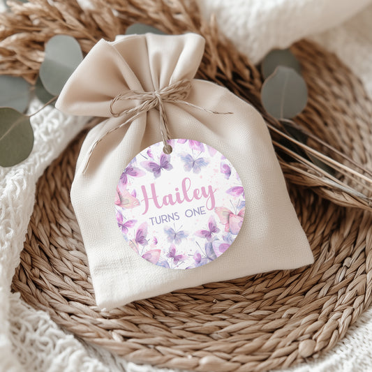 Butterfly Party Favour Tags