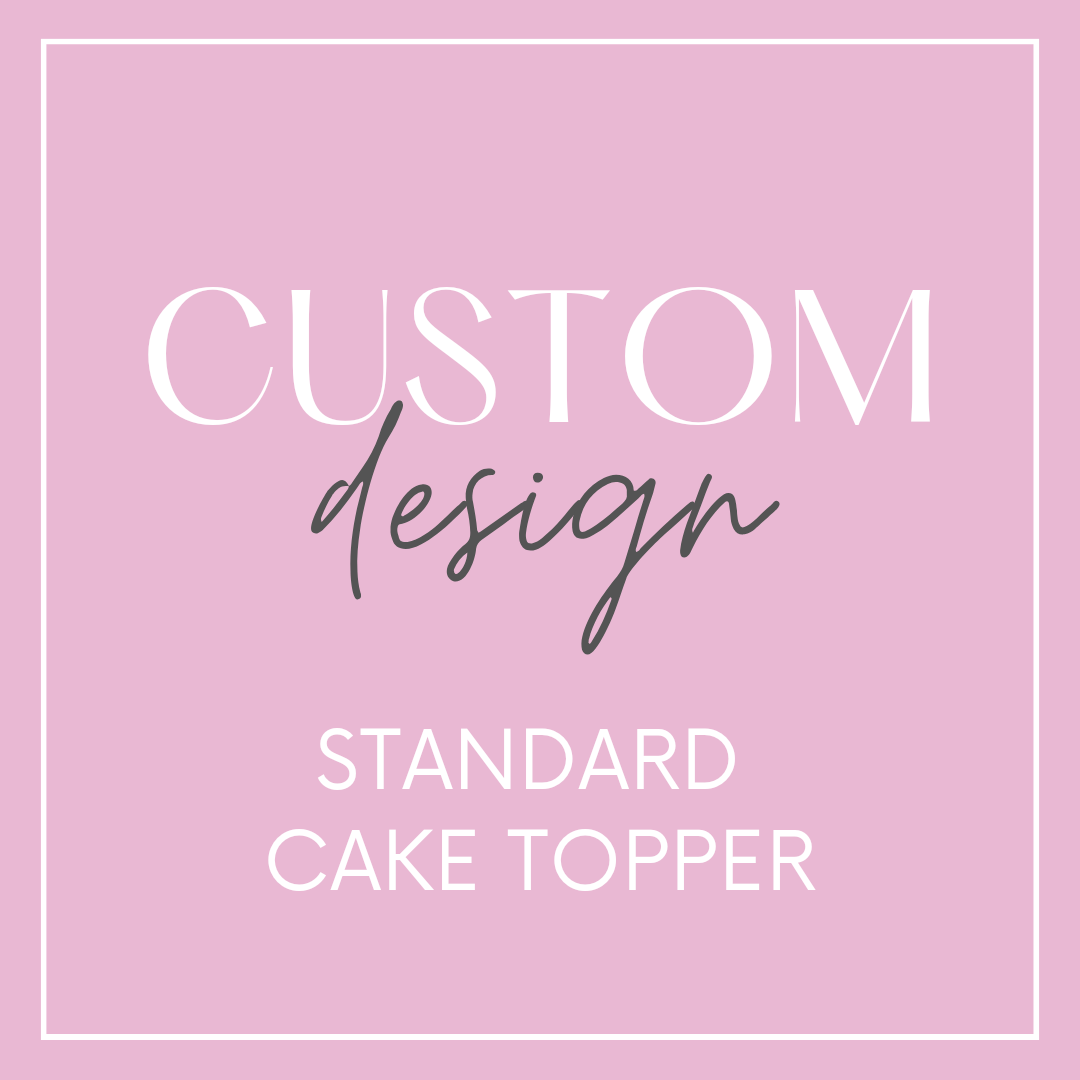 Standard Design Cake Topper