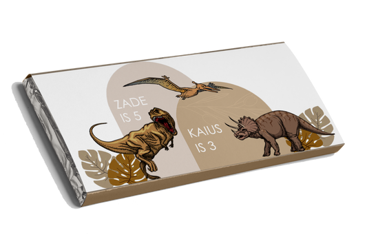 Aesthetic Dinosaur Chocolate Bar