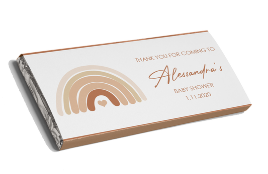 Boho Rainbow Chocolate Bar