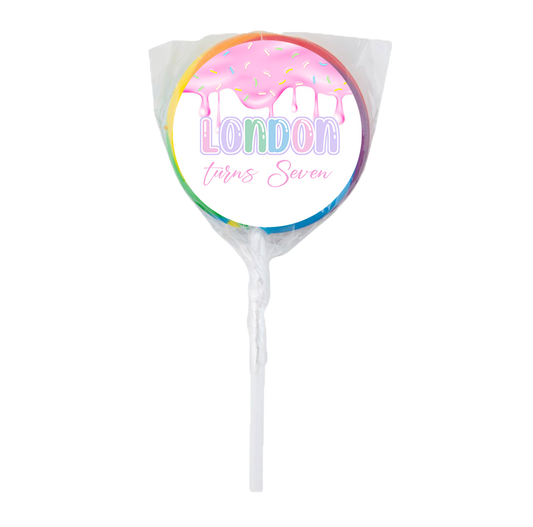 Two Sweet Candyland Theme Lollipops -12pk