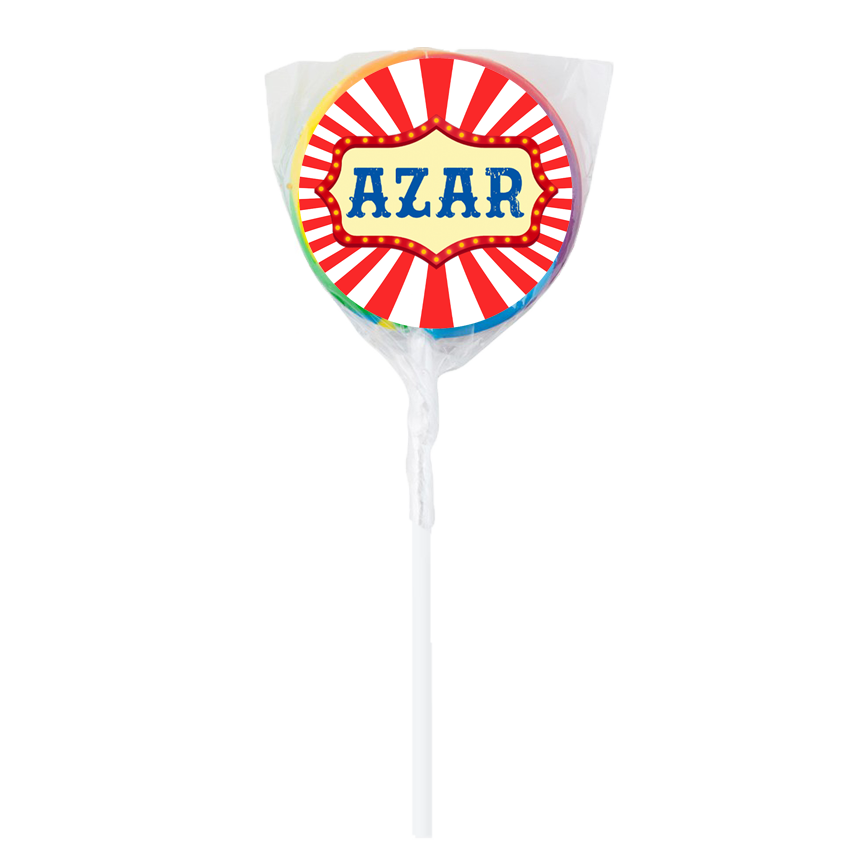 Circus Carnival Theme Lollipops -12pk