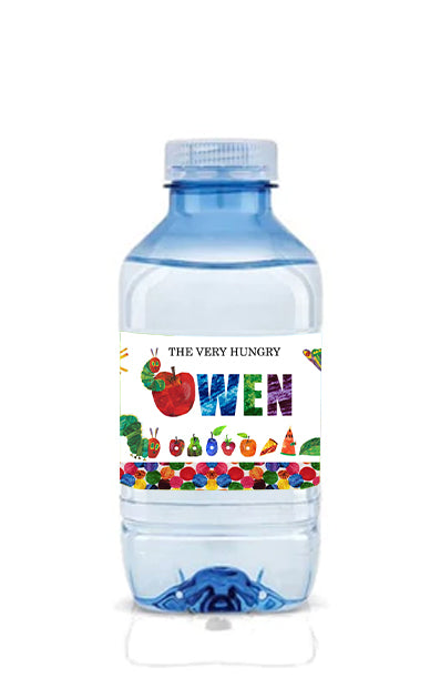 Hungry Caterpillar Theme Bottle Labels (12pk)