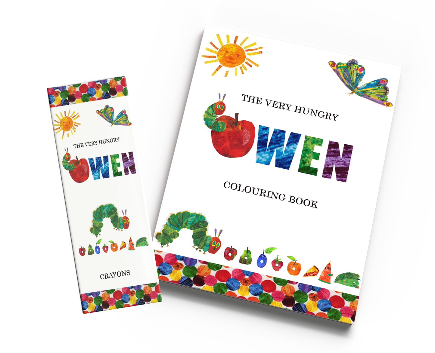 Hungry Caterpillar Colouring Book & Crayons