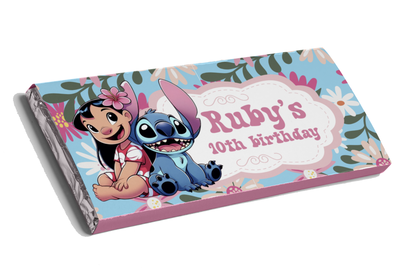 Lilo & Stitch Theme Chocolate Bar