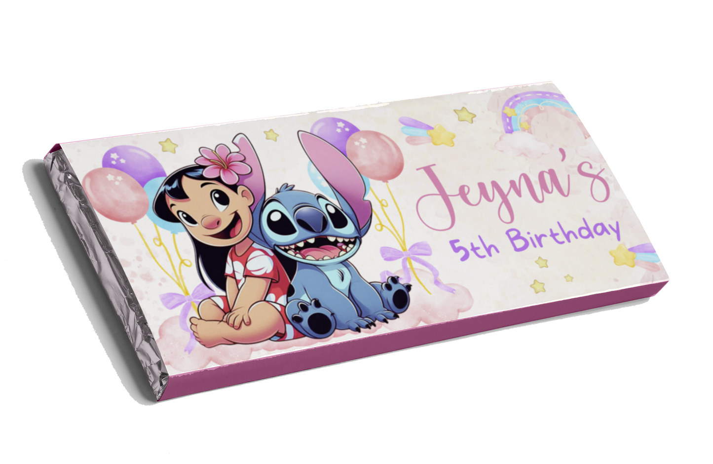 Lilo & Stitch Pastel Theme Chocolate Bar