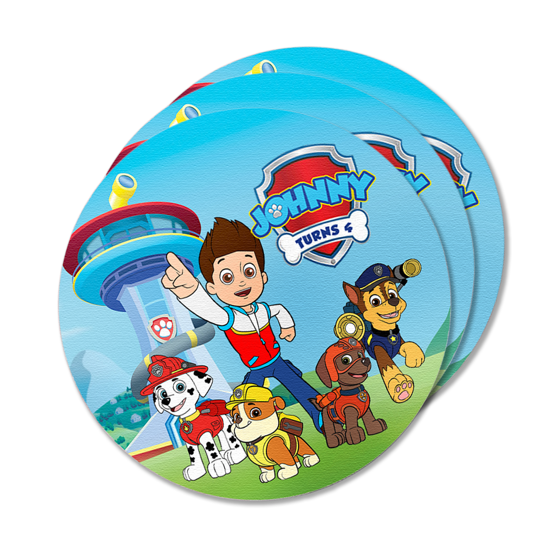 Paw Party Theme Stickers Pack