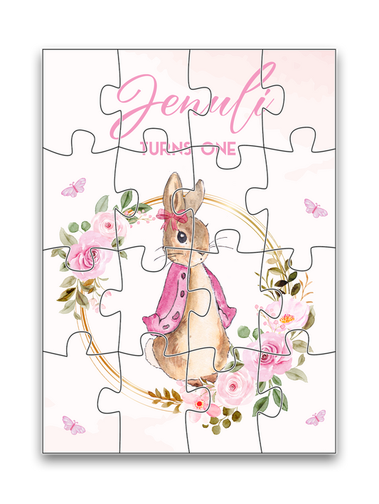 Peter Rabbit Pink Design Mini Puzzles