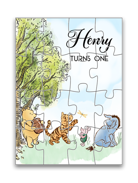 Winnie the Pooh Blue Mini Puzzles