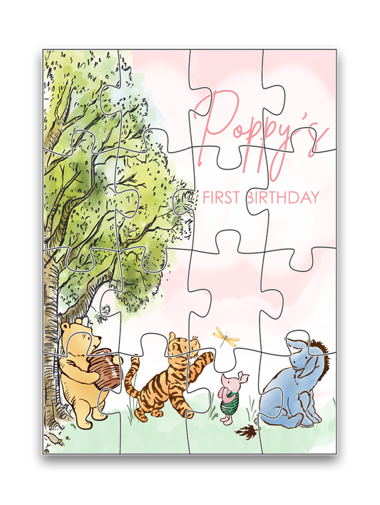 Winnie the Pooh Pink Mini Puzzles