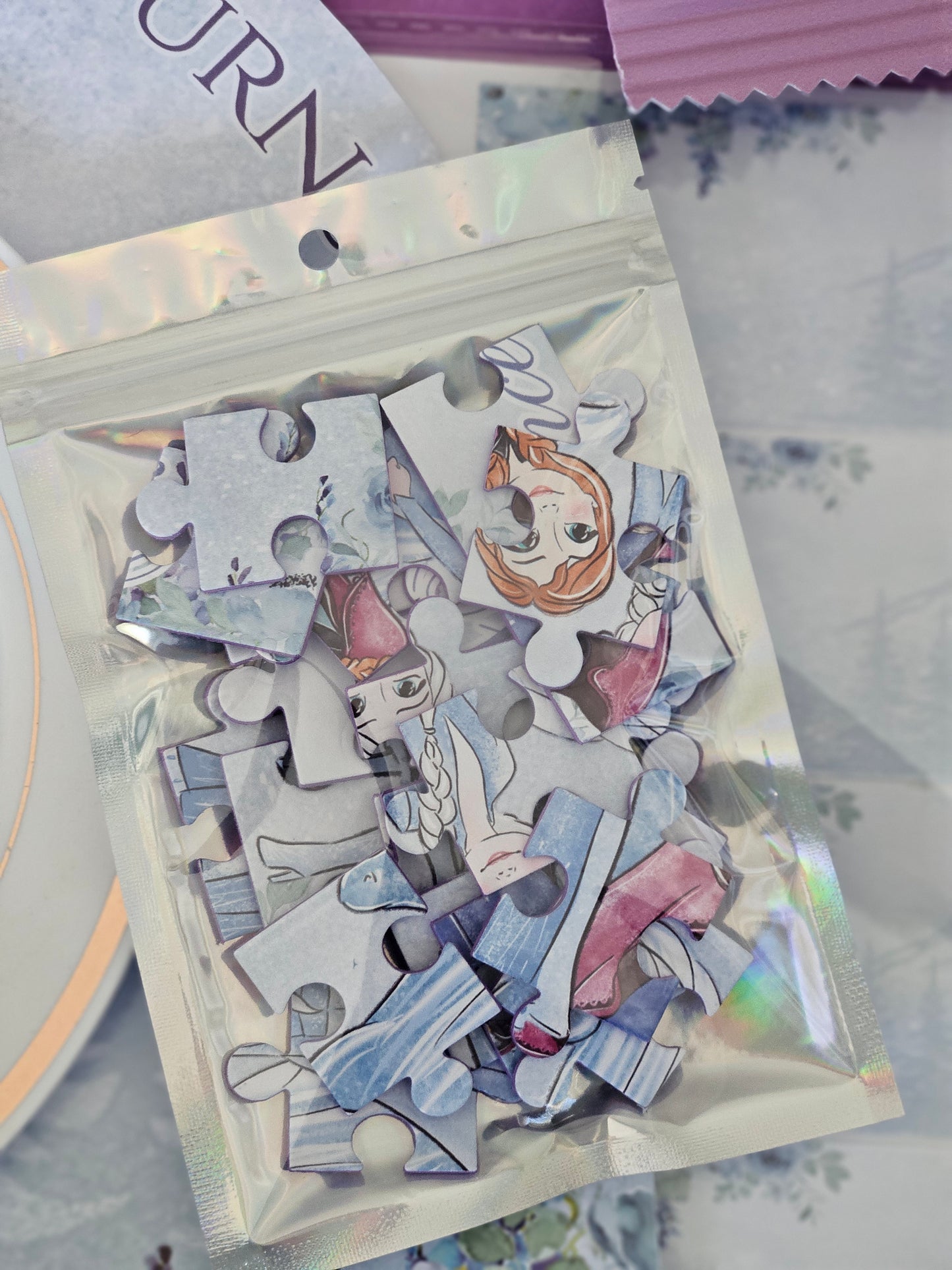 Snow Princess Frozen Inspired Personalised Mini Puzzles