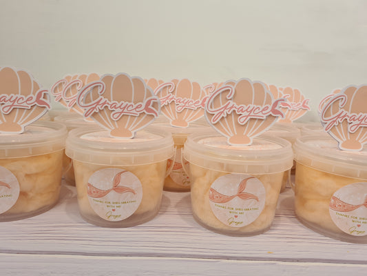 Mermaid Theme 3D Fairy Floss Tubs