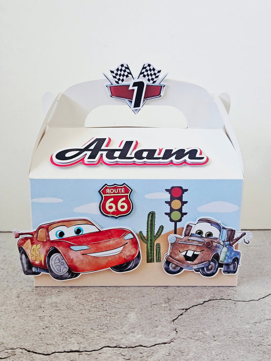 Cars Theme Favour Party Box