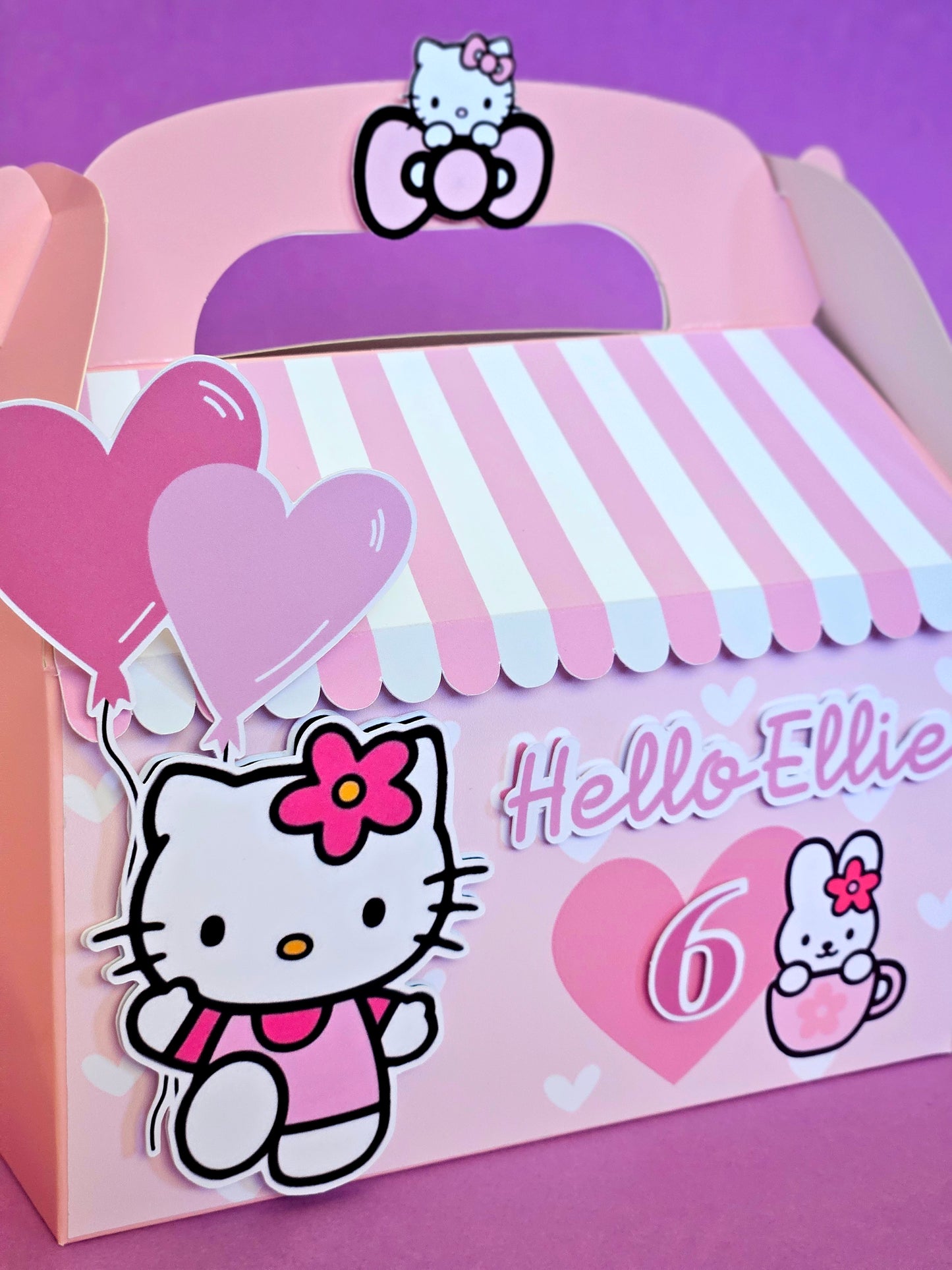 Cute Kitty Theme Favour Party Box