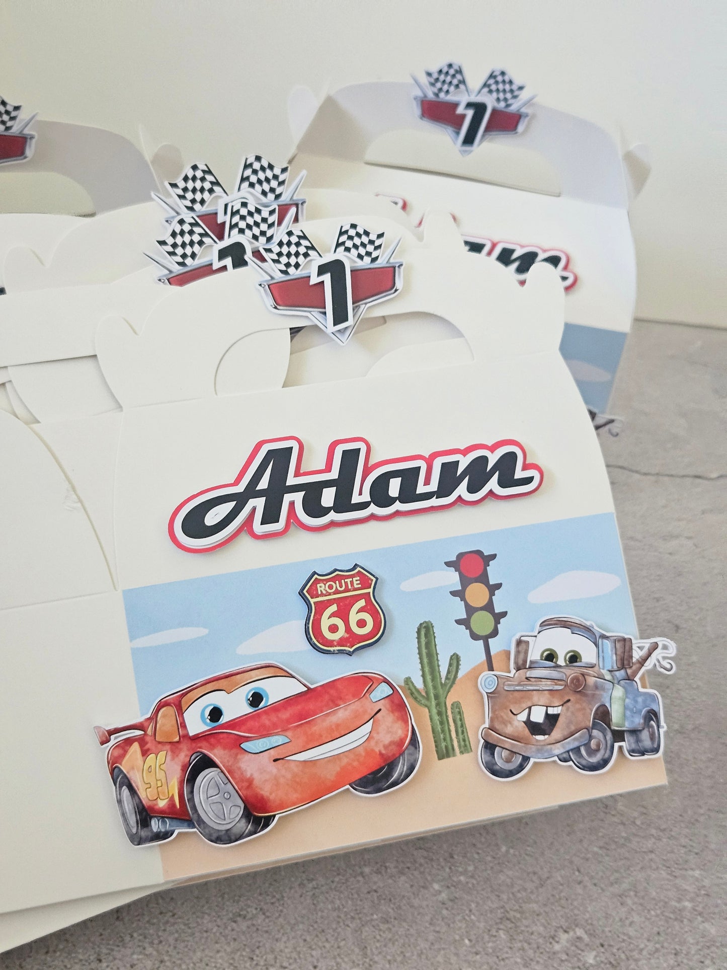 Cars Theme Favour Party Box