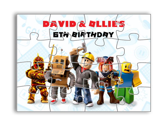 Roblox Personalised Mini Puzzles