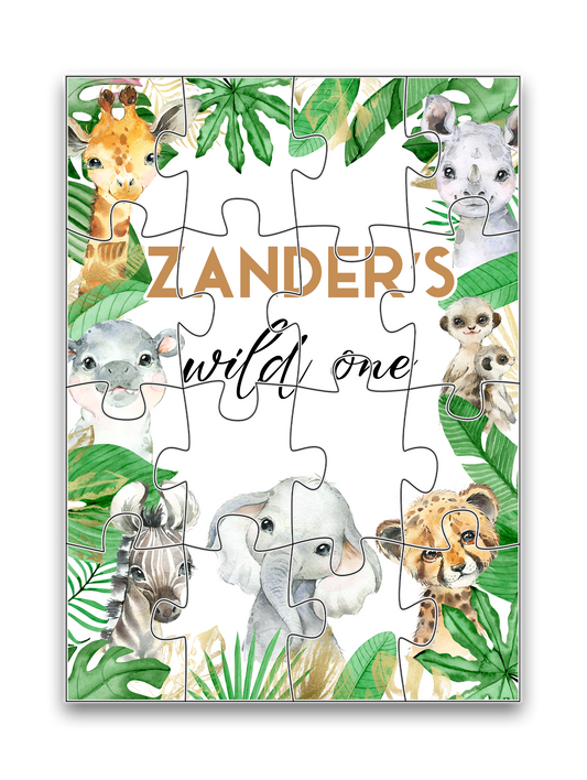 Baby Safari Animals Mini Puzzles