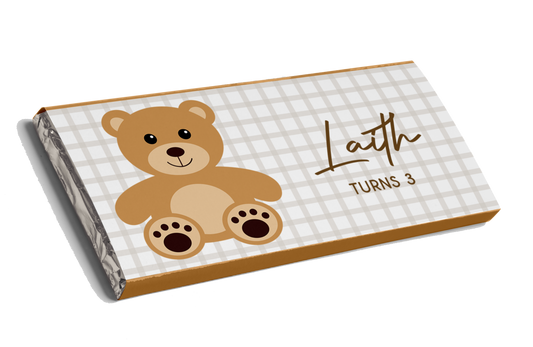Teddy Bear Picnic Chocolate Bar