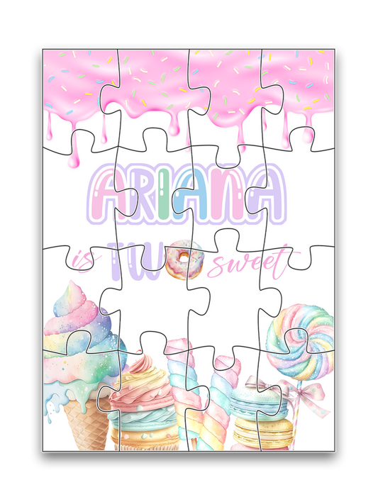Candyland Two Sweet Theme Mini Puzzles