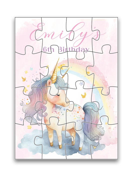 Rainbow Unicorn Mini Puzzles