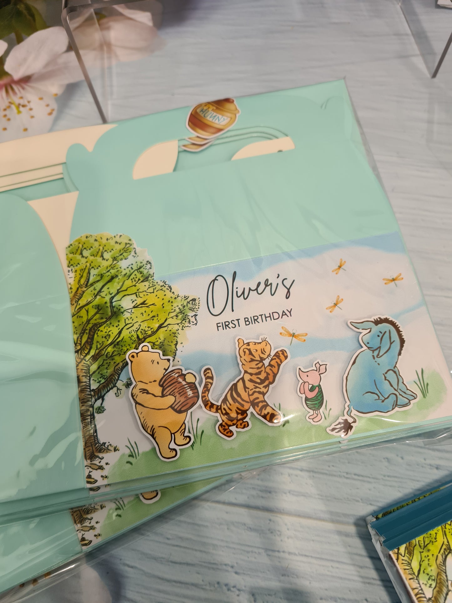 Classic Winnie the Pooh Blue Party Box