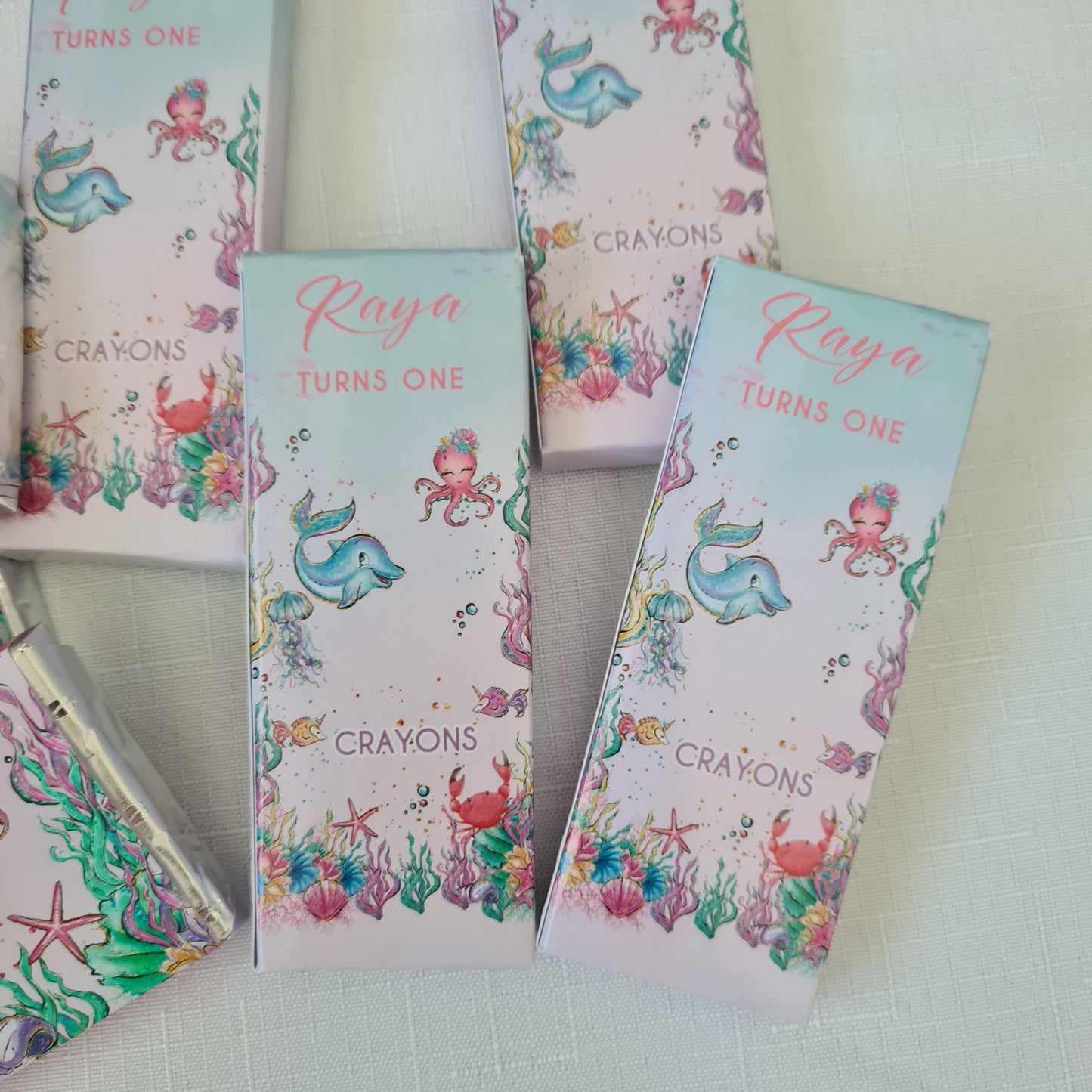 Under the Sea Themed Colouring Book & Crayons