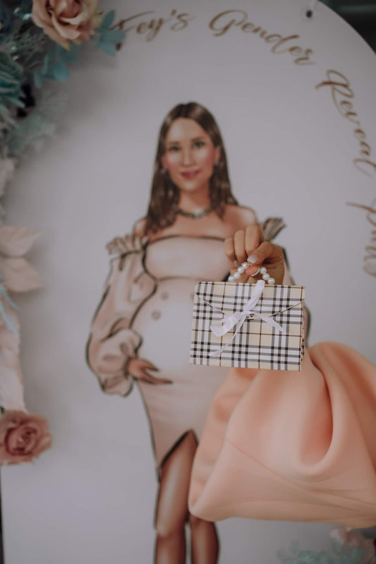 Burberry Inspired Paper Purse