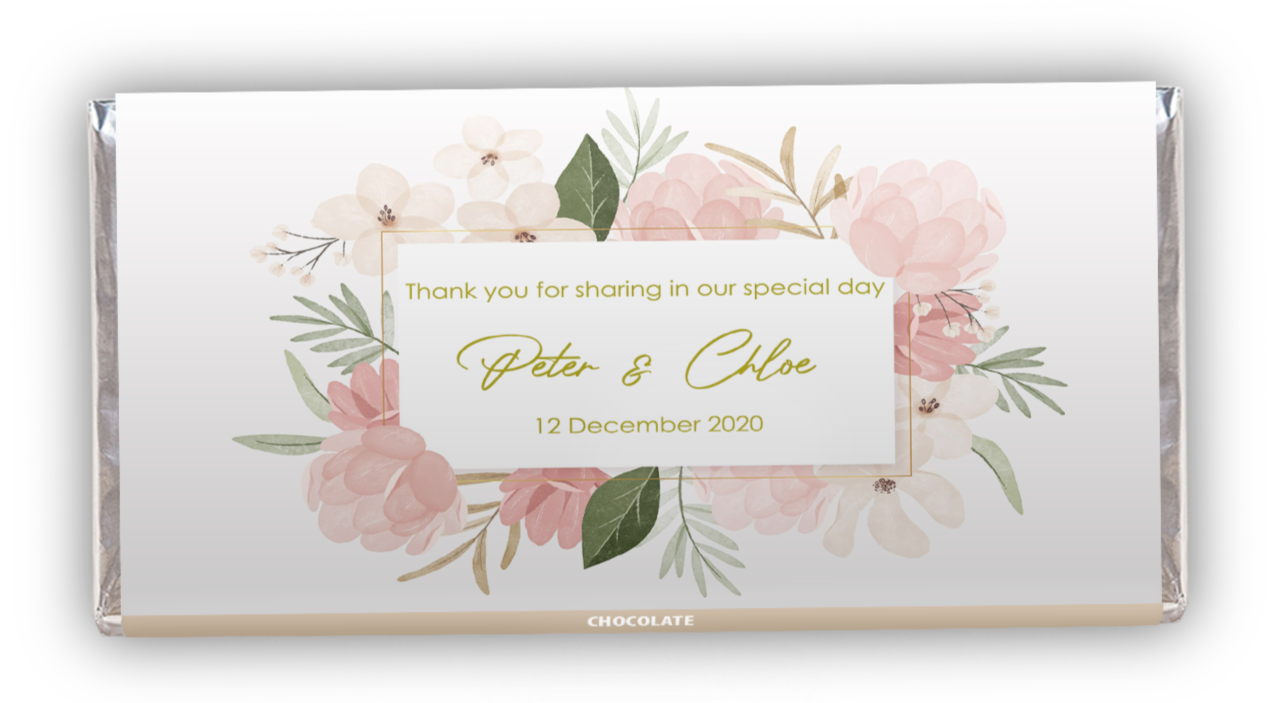 Soft Pink Chocolate Bar