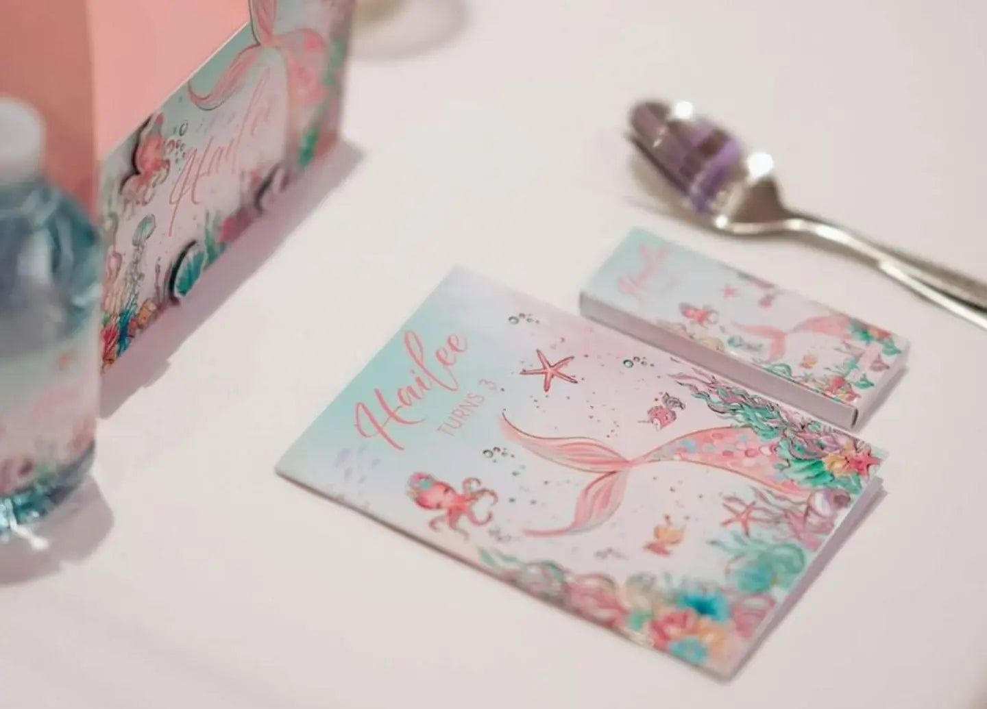 Pink Design Mermaid Tail Colouring Book & Crayons