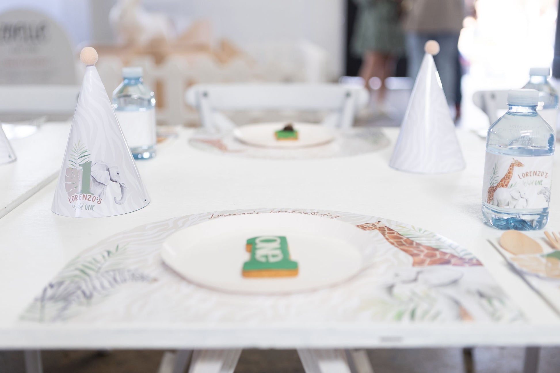 Wild One Safari Birthday Party Hat – Summer Print & Party