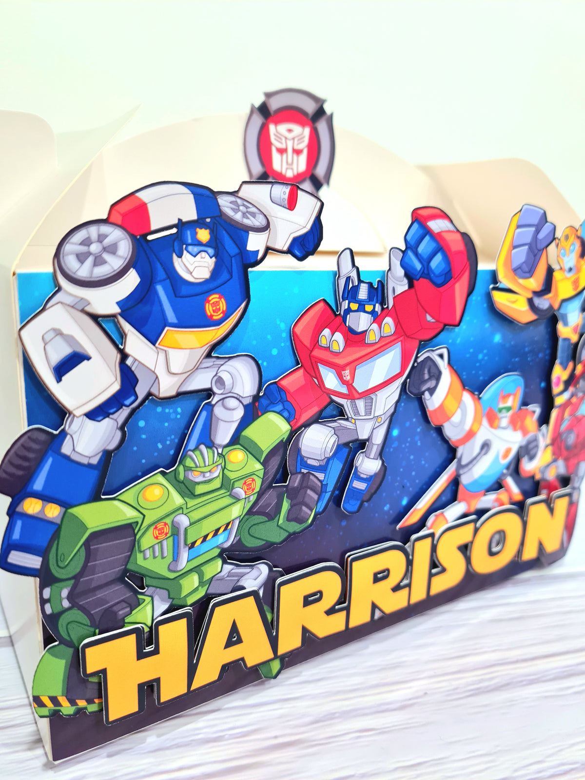 Transformer Rescue Bots Theme Party Box