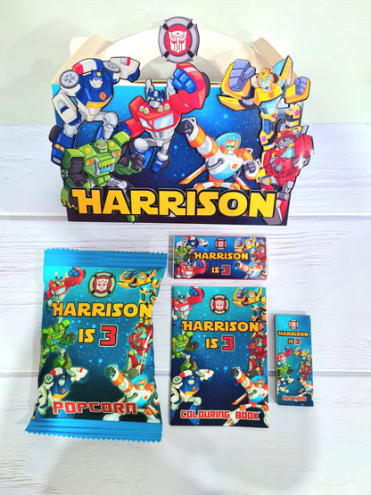 Transformer Rescue Bots Theme Party Box
