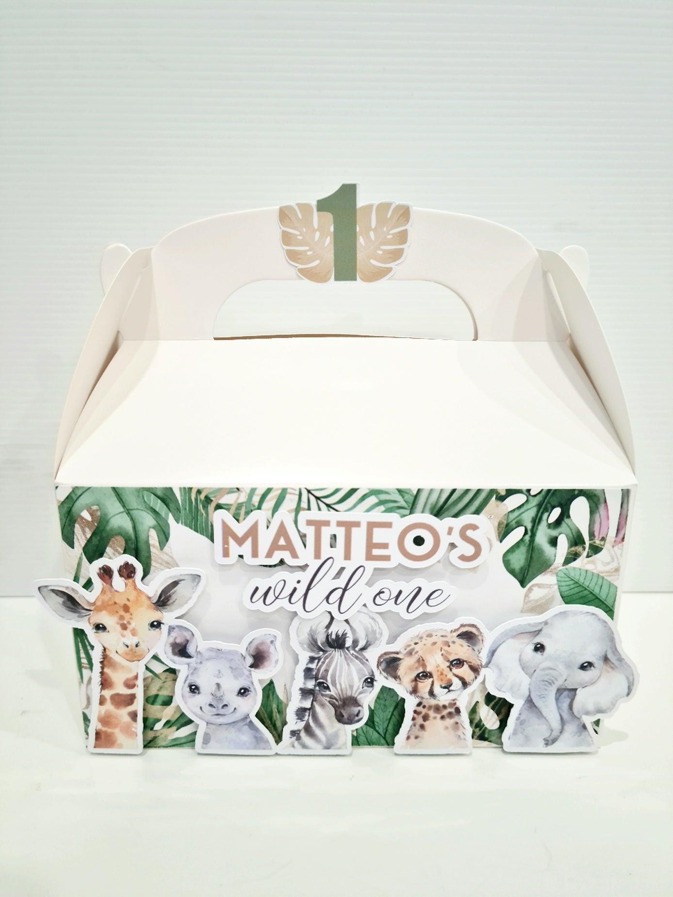 Wild One Jungle Safari Party Box