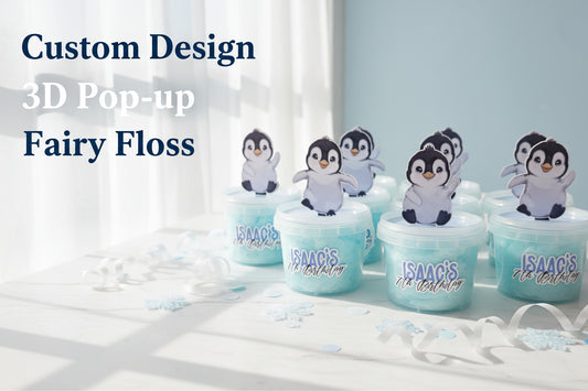 Fairy Floss with 3D Pop-up Decor Design