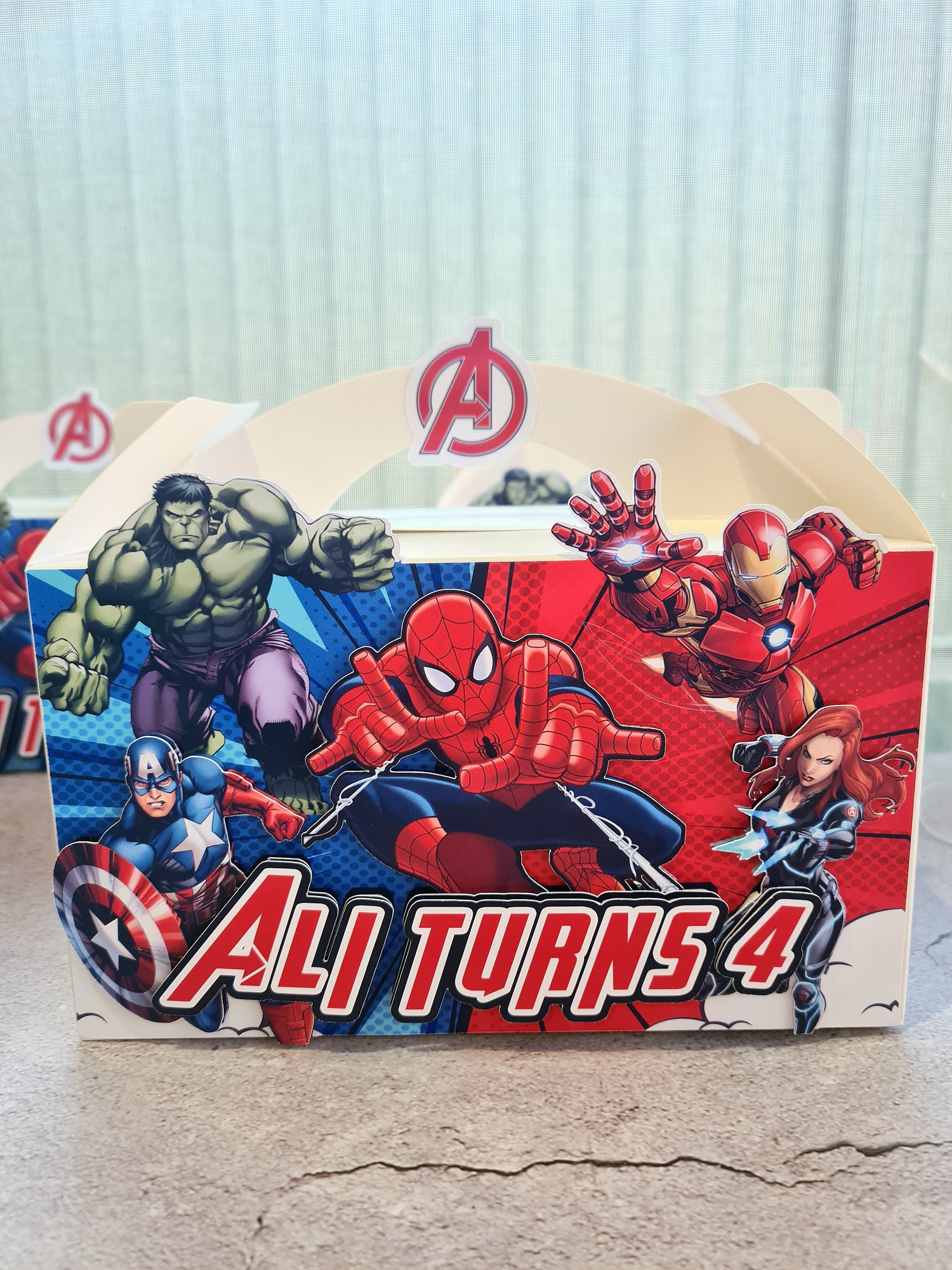 Superheroes Theme Party Box