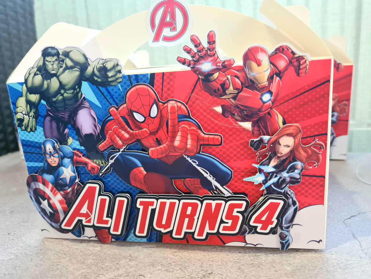Superheroes Theme Party Box