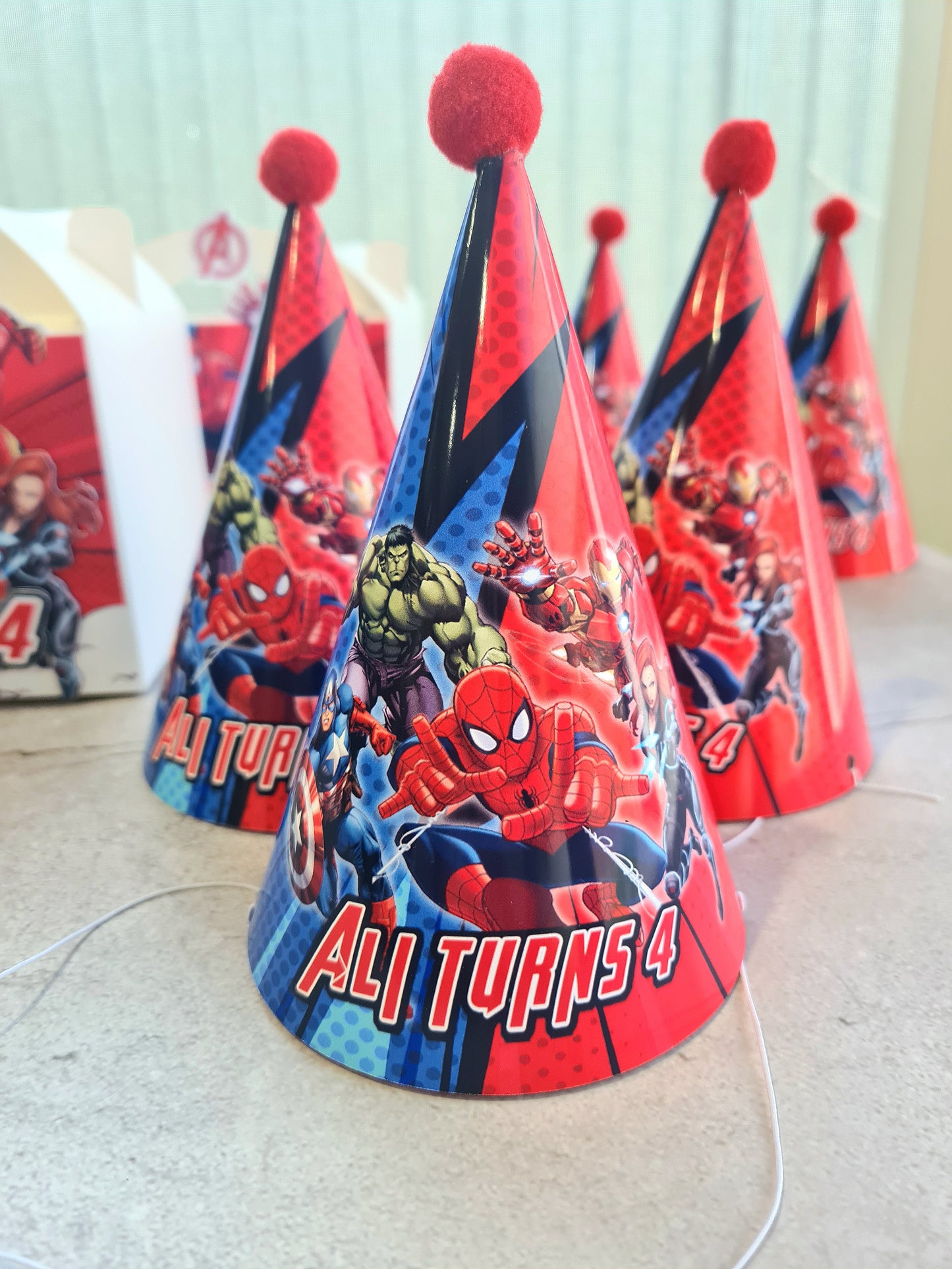 Superheroes Theme Party Box