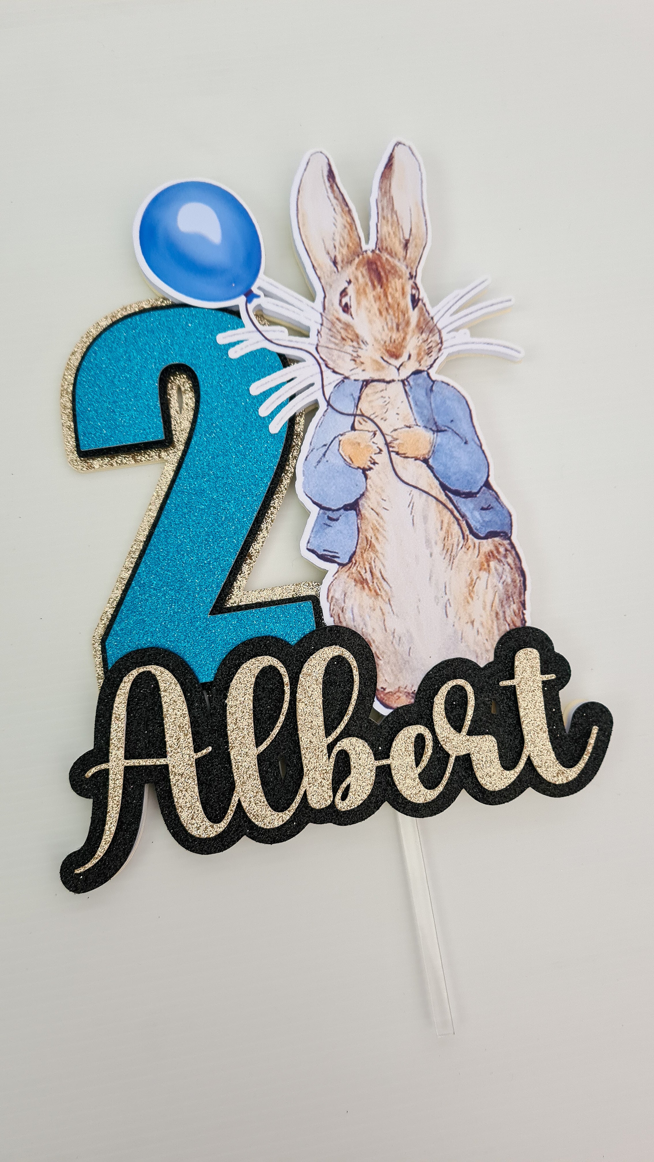 Peter Rabbit Cake Topper – Summer Print & Party
