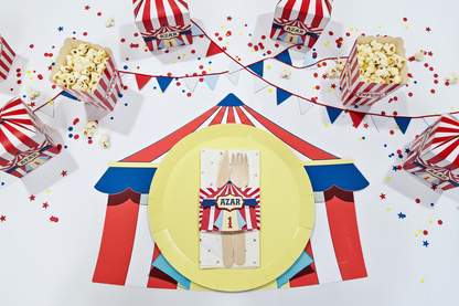 Carnival Theme Circus Paper Placemat