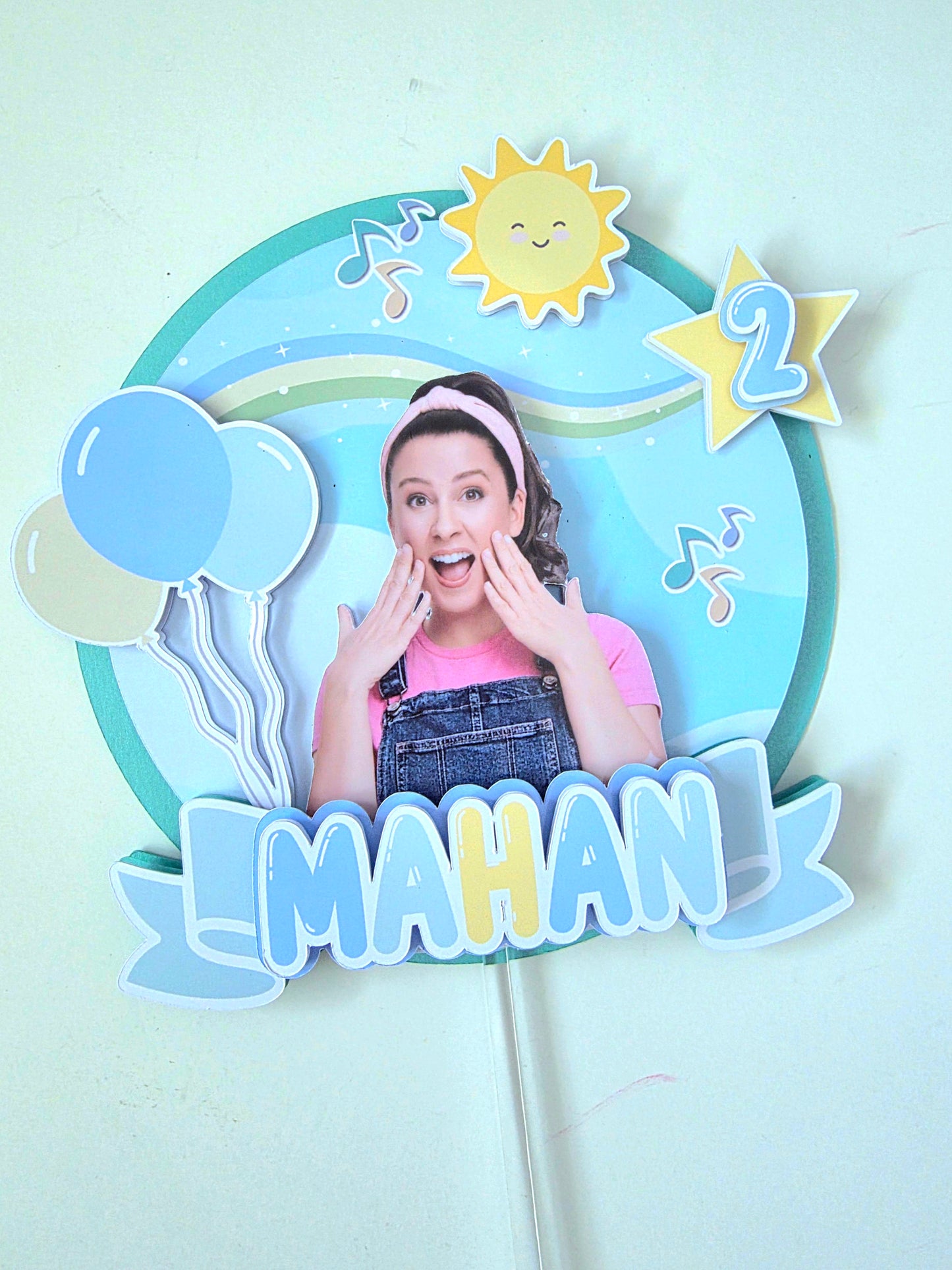 Ms Rachel Theme Cake Topper