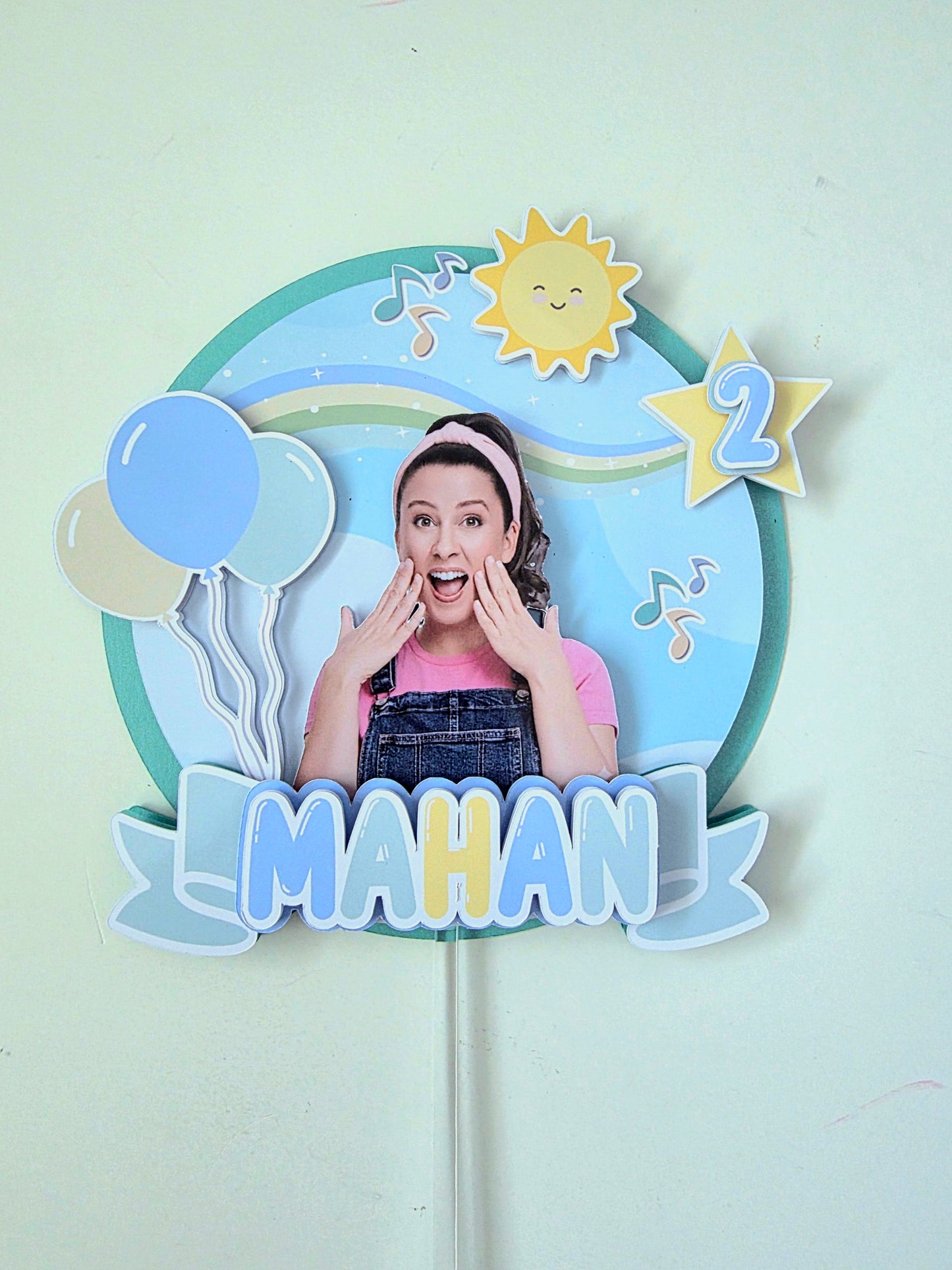 Ms Rachel Theme Cake Topper