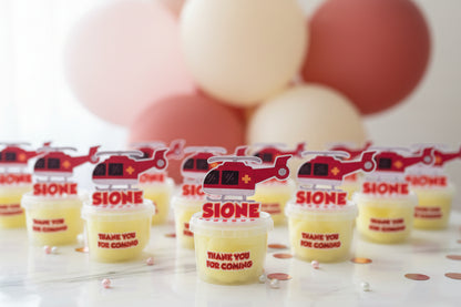 Helicopter Rescue Theme 3D Fairy Floss Tubs