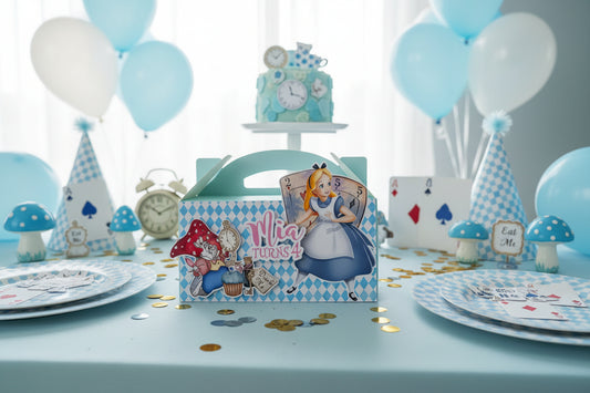 Alice & Wonderland Themed Party Box