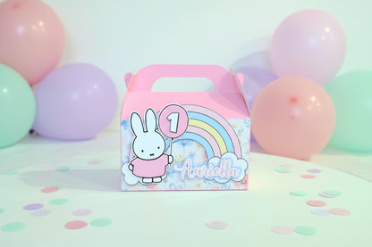 Dutch Bunny Inspired Party Box | Custom Kids Party Favour Box