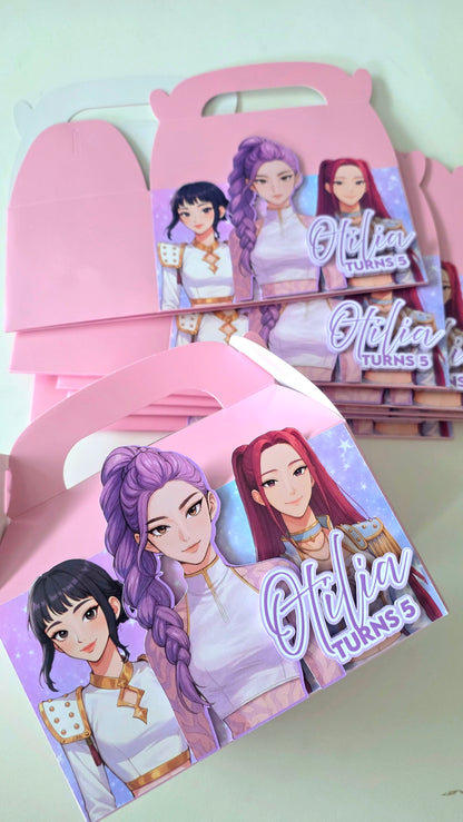 K-Pop Superstar Party Box – Personalised Birthday Party Favours